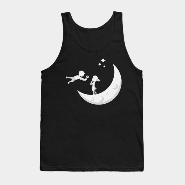 Dreamer Kids with girls Tank Top by Km Singo